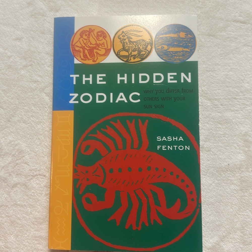 Astrology. The Hidden Zodiac book by Sasha Fenton. new age